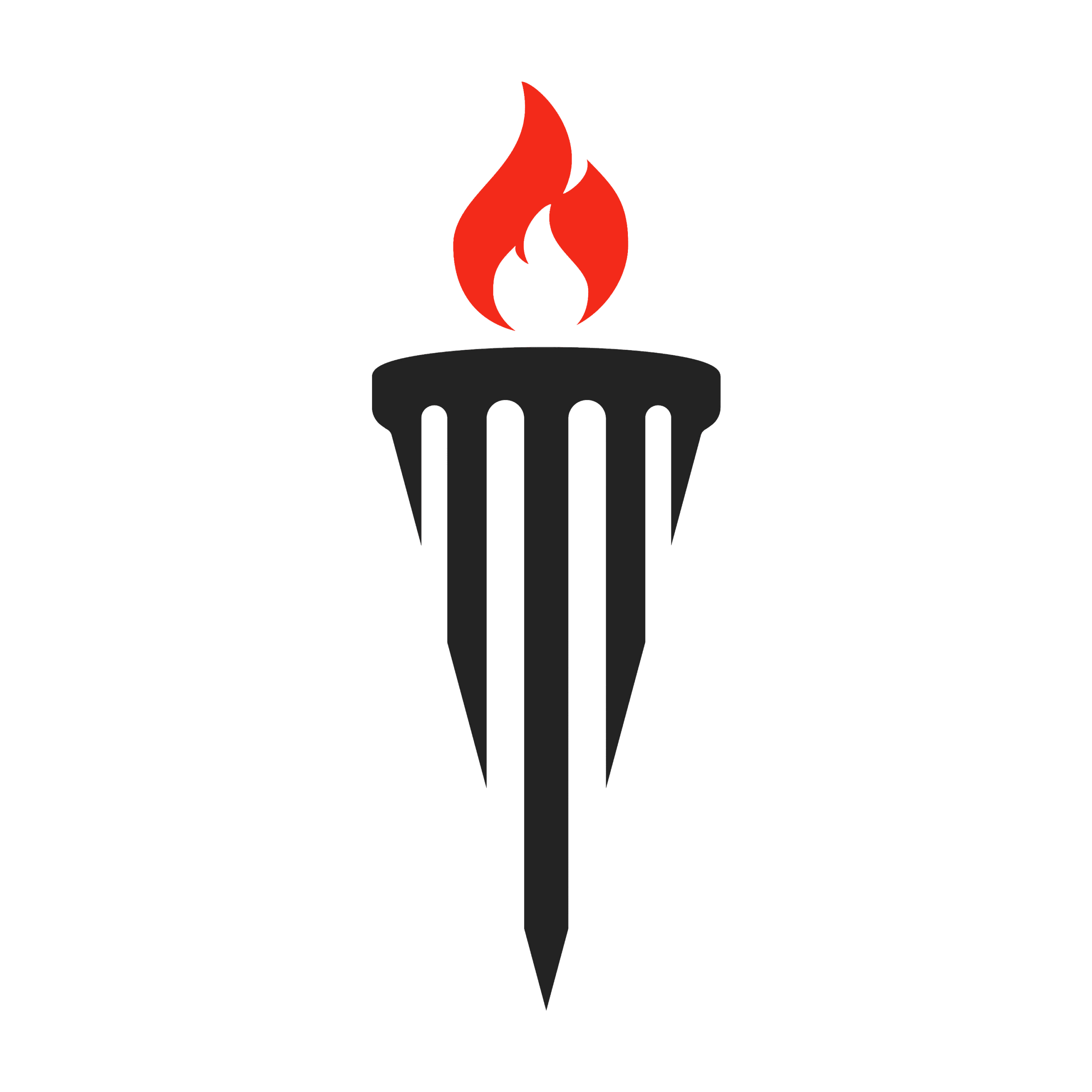 Colossal torch black transparent scaled